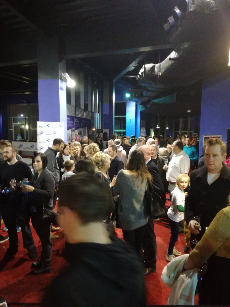 WightFibre's tweet photo. Crowds have flocked to @cineworld for our Charity Premiere of Star Wars: #TheLastJedi in aid of @uksasailing ! The Dark Lord himself is here and anticipation is building for the screening which will begin shortly after Rex Gully hosts the charity auction...
#FastestIW https://t.co/5JbiRyOp03