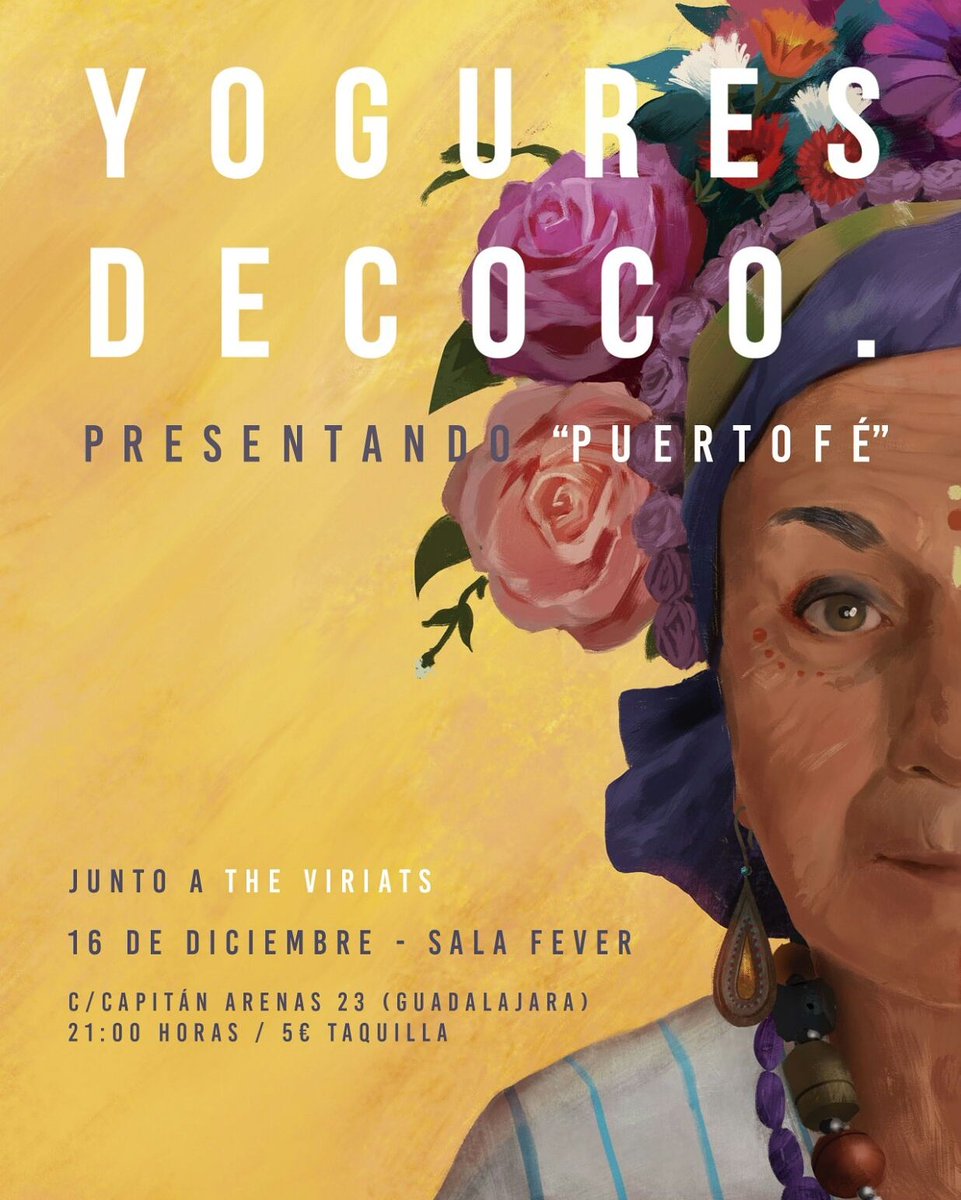🎙GUADALAJARA ALLÁ VAMOS🥁

Este sábado presentaremos nuestro primer LP #Puertofé en Guadalajara compartiendo escenario con los grandes <a href="/theviriats/">The Viriats</a>. Sala Fever Guadalajara. Apertura de puertas 22.30.

@yotambiensoyindie @cope_es  <a href="/La_SER/">Cadena SER</a>  <a href="/OndaCero_es/">Onda Cero</a> <a href="/Allsoundspromo/">All Sounds Promotion</a>