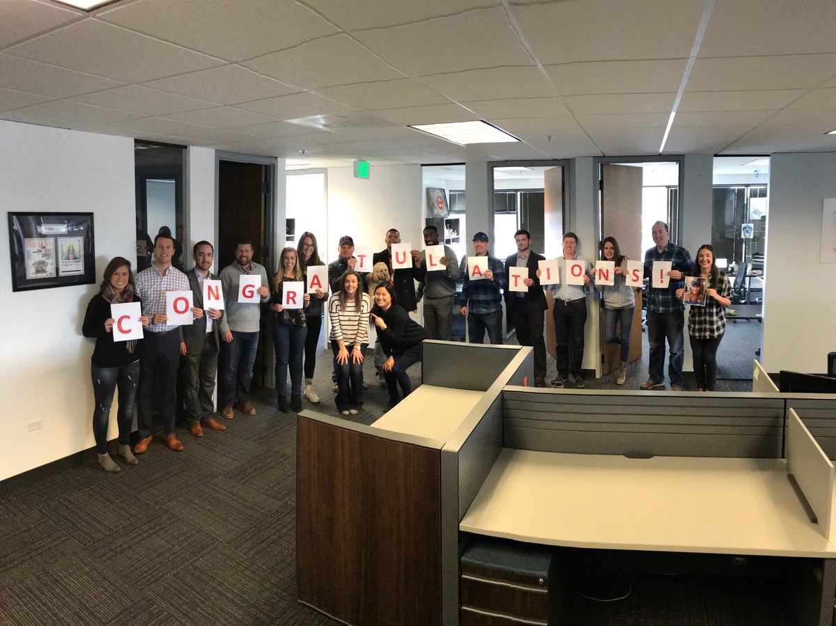 DTC’s newest Recruiter Lead...Jordan Wadella!! The transformation she’s made both as a leader and producer in the office over the last year has been amazing to watch. Couldn’t be prouder. This is the best send-off. <a href="/MLamon11/">Matt Lamon</a> @TEKsystems_DTC