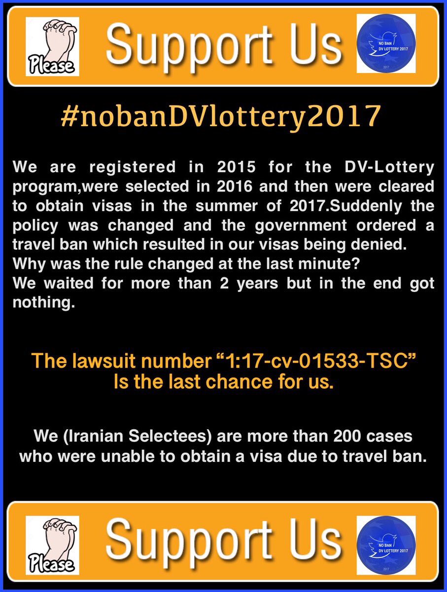 melikajmd's tweet photo. #SCOTUS , all appeal courts so far confirmed that #MuslemBan is unlawful and still u wanna meet it in next 4-5 months? We thought it is urgent situation.
@adctweets @OmarJadwat @JB_Cox @AtghIgov @YolandaCRondon @Scotus 
#NoBanDvLottery2017 https://t.co/9rSziTQ3pm