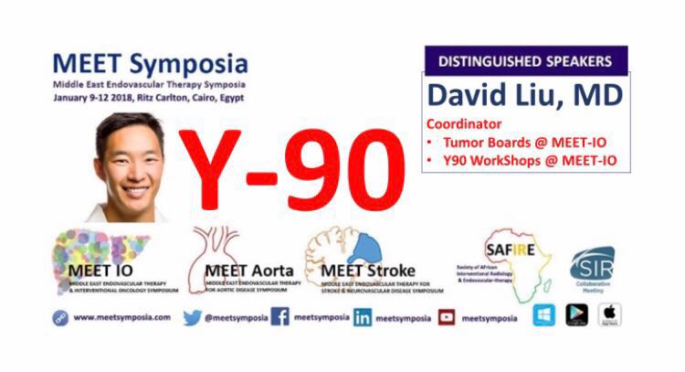 io_meet's tweet photo. David Liu, MD will be leading Y90 discussions in several IO sessions and workshops  @SIRRFS @SIRspecialists @iryvr @MichiganVIR @VIR_RUSH @uab_ir #MEETSymposia #MEETIO #Egypt #DavidLiu https://t.co/rs7zxkVBiA