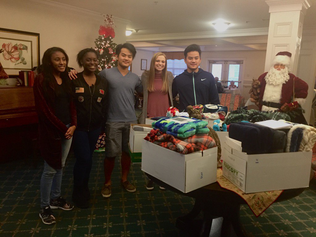 jackson_echs's tweet photo. Key club delivered 31 blankets to Wesley Woods today.  These guys and gals are amazing! https://t.co/AX3tzbbu7V