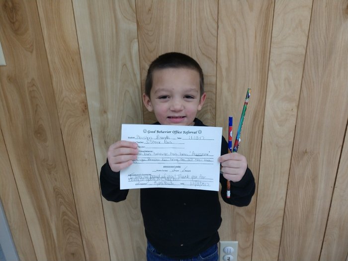 #GoodNewsCallOfTheDay 4 Houston. His bus driver is so proud of his behavior. Way to go Houston! #whateverittakes @starcityjbe #kidsdeserveit