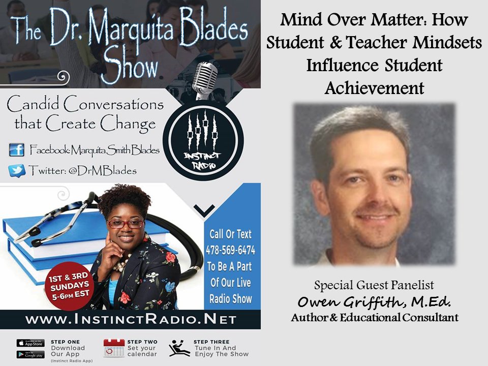 I will be on a radio show this Sunday at 5 PM(EST) for educators about Mindsets. Please tune in and even call in, if you have the time.