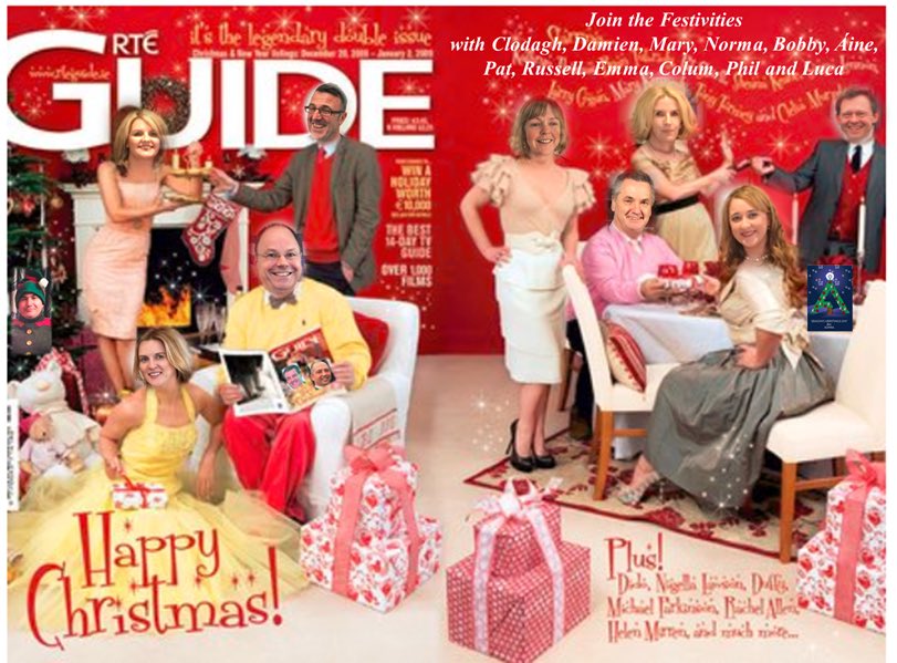 AspiraHQ's tweet photo. It's that most wonderful time of the year - when we release the Aspira Xmas TV Guide 'cover'. Can you spot the 12 Aspira staff in this pic? @rte @CorkChamber @DubCham @BusinessDock https://t.co/waTUijqpqc