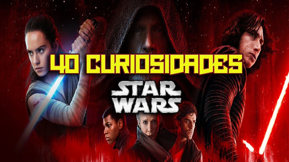 LunaGam3rx's tweet photo. Para celebrar el estreno de #StarWars #LosUltimosJedi, nuevo vídeo en el canal con 40 Curiosidades sobre la saga, no te lo pierdas y suscríbete al canal para muchos vídeos más sobre cine y también humor. Da RT 😉
https://t.co/5pIhnNR1Co https://t.co/Ja0hgTOoIL
