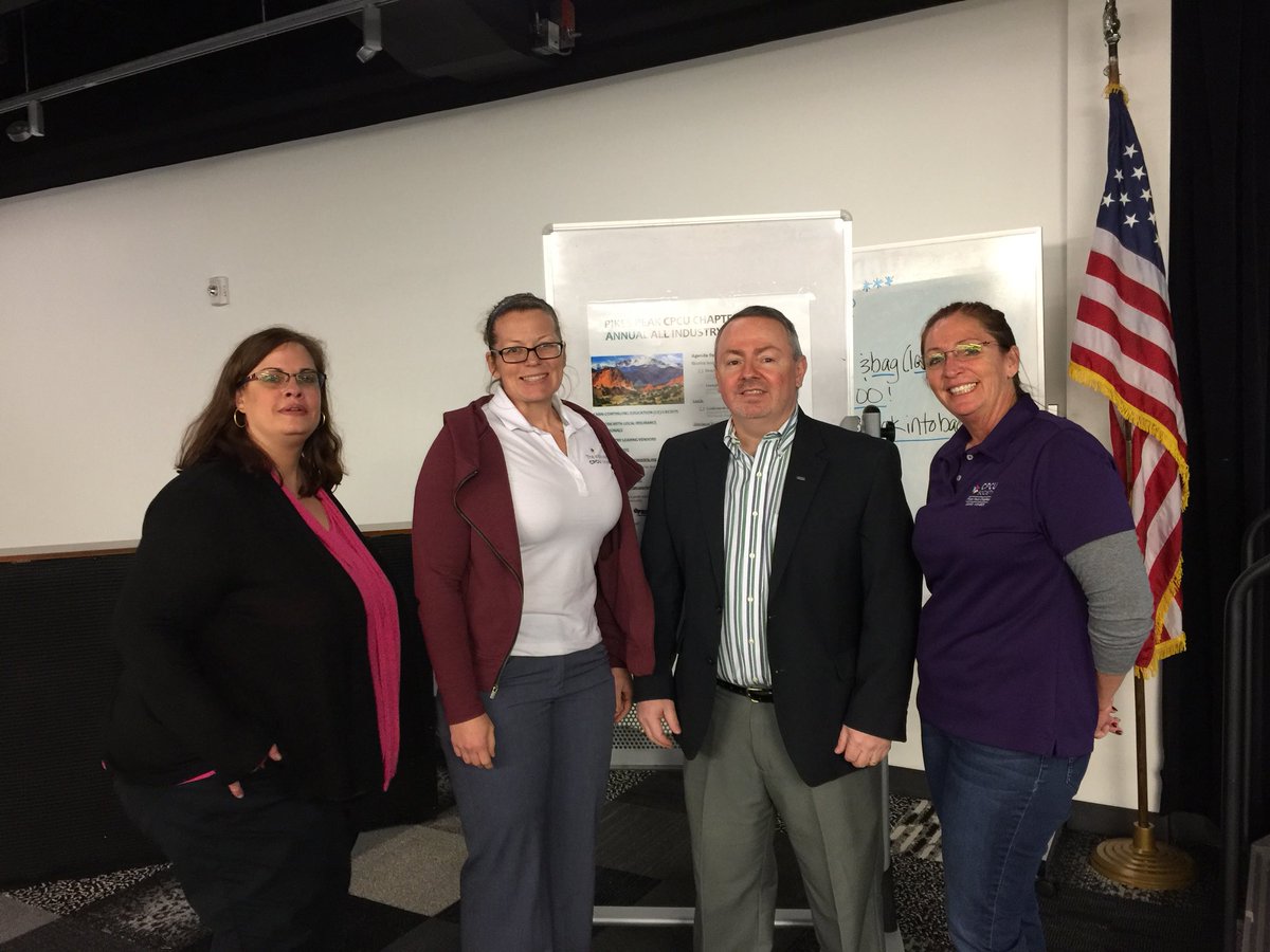 grillinwt's tweet image. Kudos to the Pikes Peak Chapter Leadership team for putting on a great I Day in front of a packed house on a snowy morning today #cpcu17