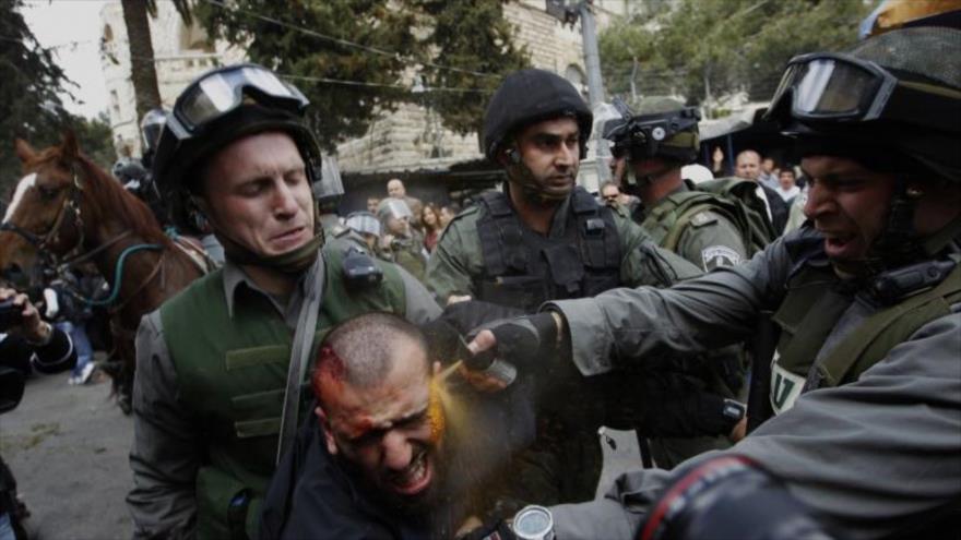 ConElMazoDando's tweet image. ¡Crueles! Vea cómo soldados israelíes agreden a ciudadano palestino (+Represión) wp.me/p7jxjR-ErR  ||