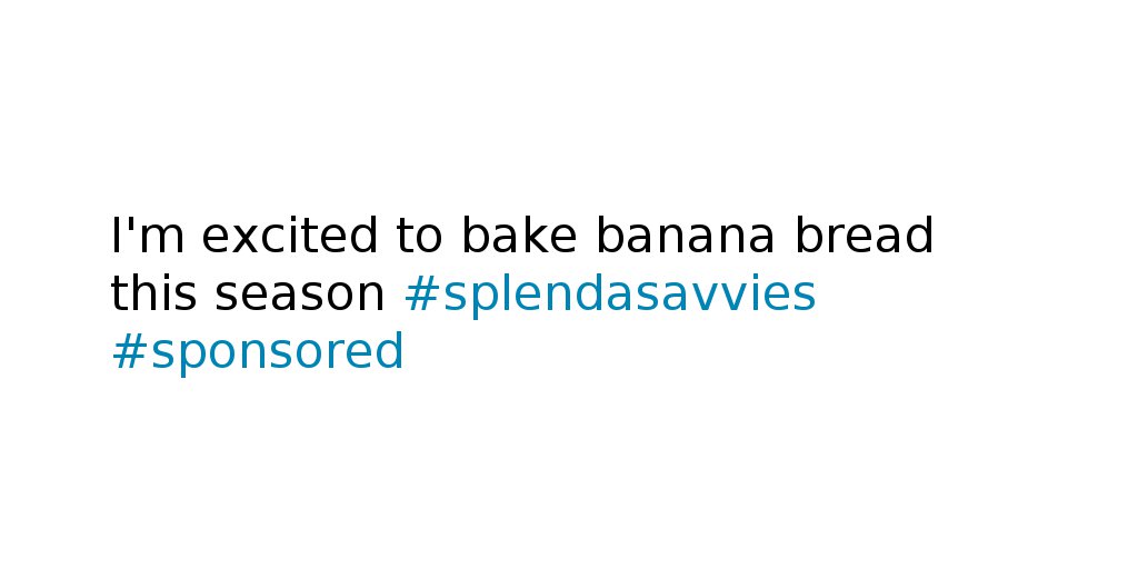 DiannaJenks's tweet image. What are you excited to bake with SPLENDA® Naturals Sugar and Stevia Sweetener Blend t... #splendasavvies #sponsored