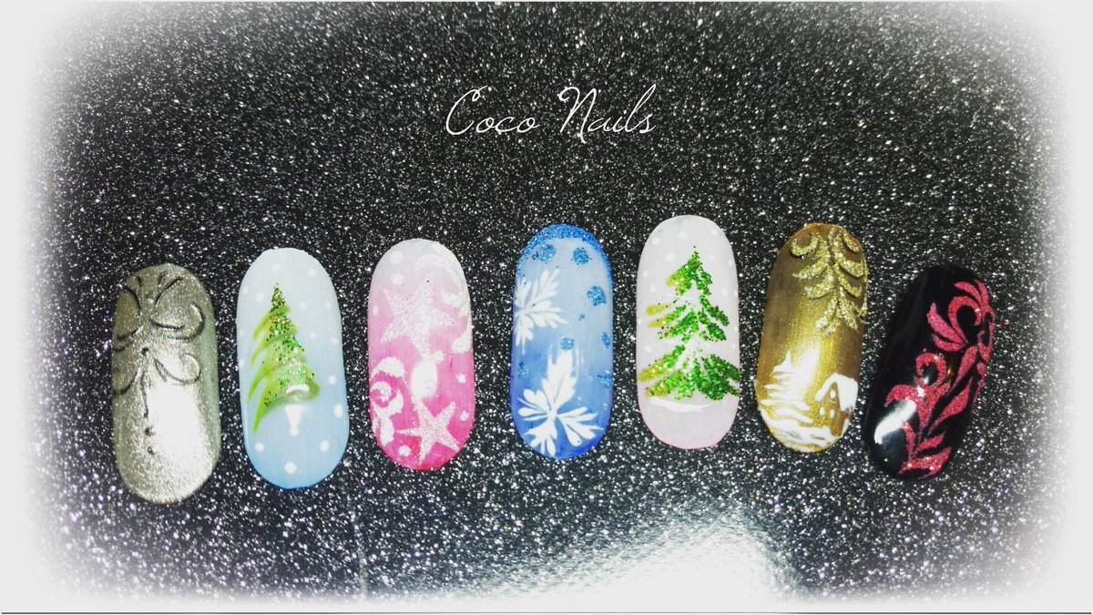 CocoNailsBeauty's tweet photo. #nailart #noel pour vos #ongle avec #coconails à #reims votre #estheticienne #prothesisteongulaire #maquilleuse #domicile #nails #nailstagram #nailartiste https://t.co/CCmNNCClTg