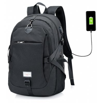 Laptop Rucksack mit integriertem USB-Anschluss für nur 10,90€! idevice-deals.de/canvas-backpac…