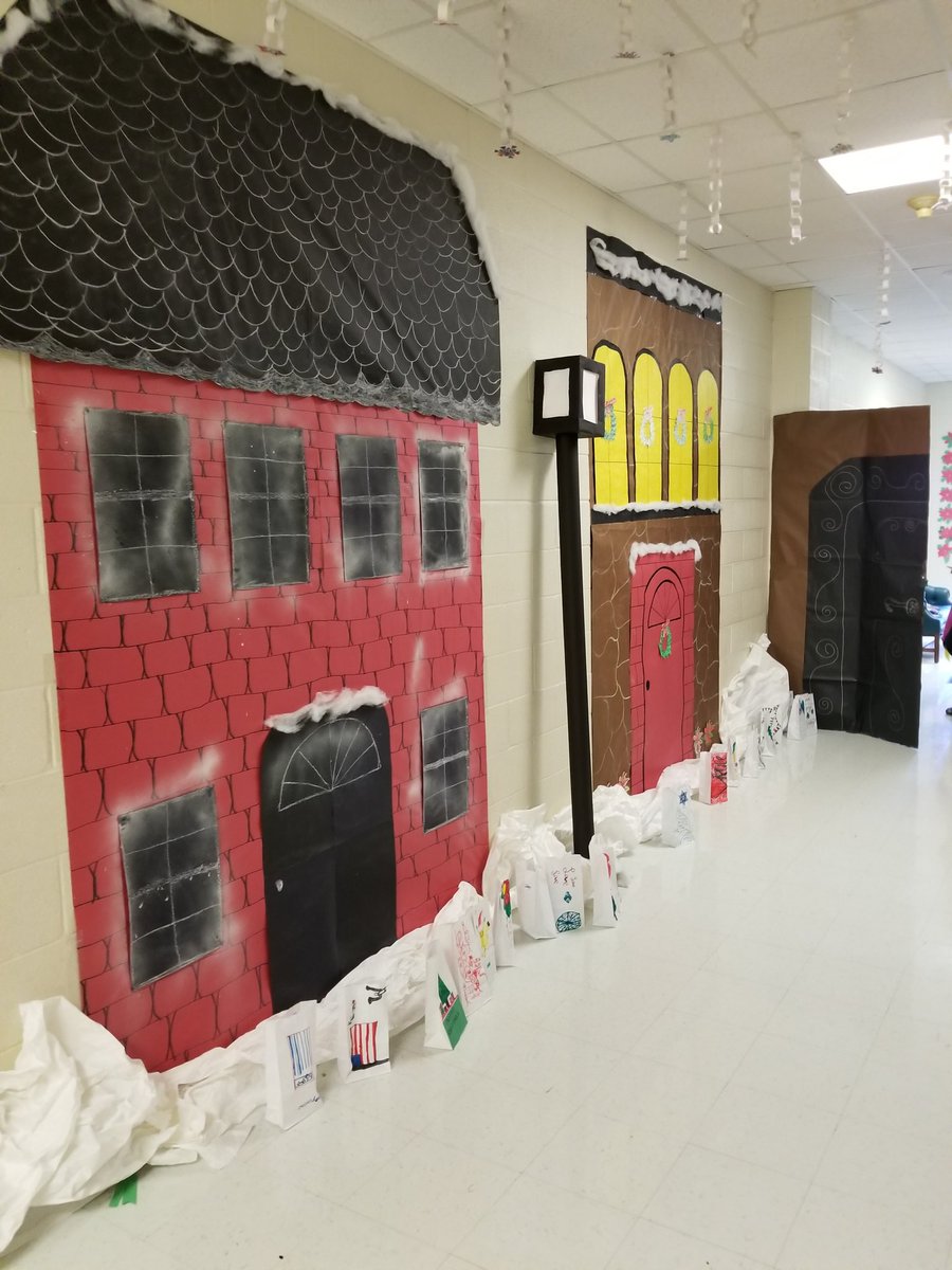 3rd grade decking the halls with Christmas past. #CHESPirates. #WinterWonderland