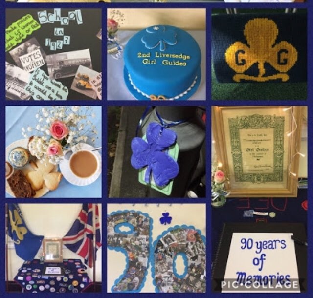 GirlguidingSV's tweet photo. #12DaysOfGuiding 
2nd Liversedge Guides celebrated their 90th #birthday  this year! Wow 🎉💙🎂 https://t.co/ucfuoV0B35