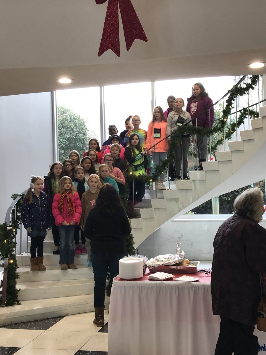 WeAreAda's tweet photo. The Washington Honor Choir Had the Opportunity to Perform at the First United Bank Open House! https://t.co/y1xC2cth4j