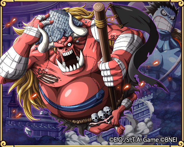 Found a Transponder Snail!
Oars comes back as a henchman of Moria?!
bnent.jp/optc-den2e/ #TreCru