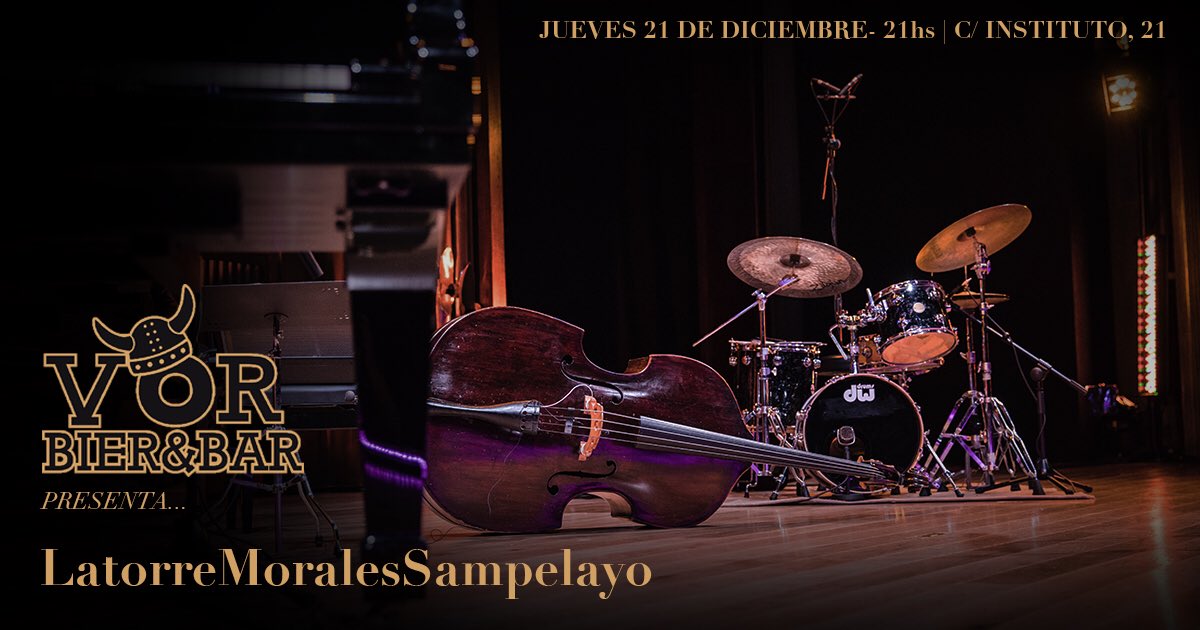 Cerveceriavor's tweet photo. El jueves 21 empezamos una serie de grandes conciertos, con un un trío o espectacular, Latorre, Morales y Sanpelayo‼️‼️🎼🍔🍺🔝🔝 https://t.co/FVqVM9onJZ