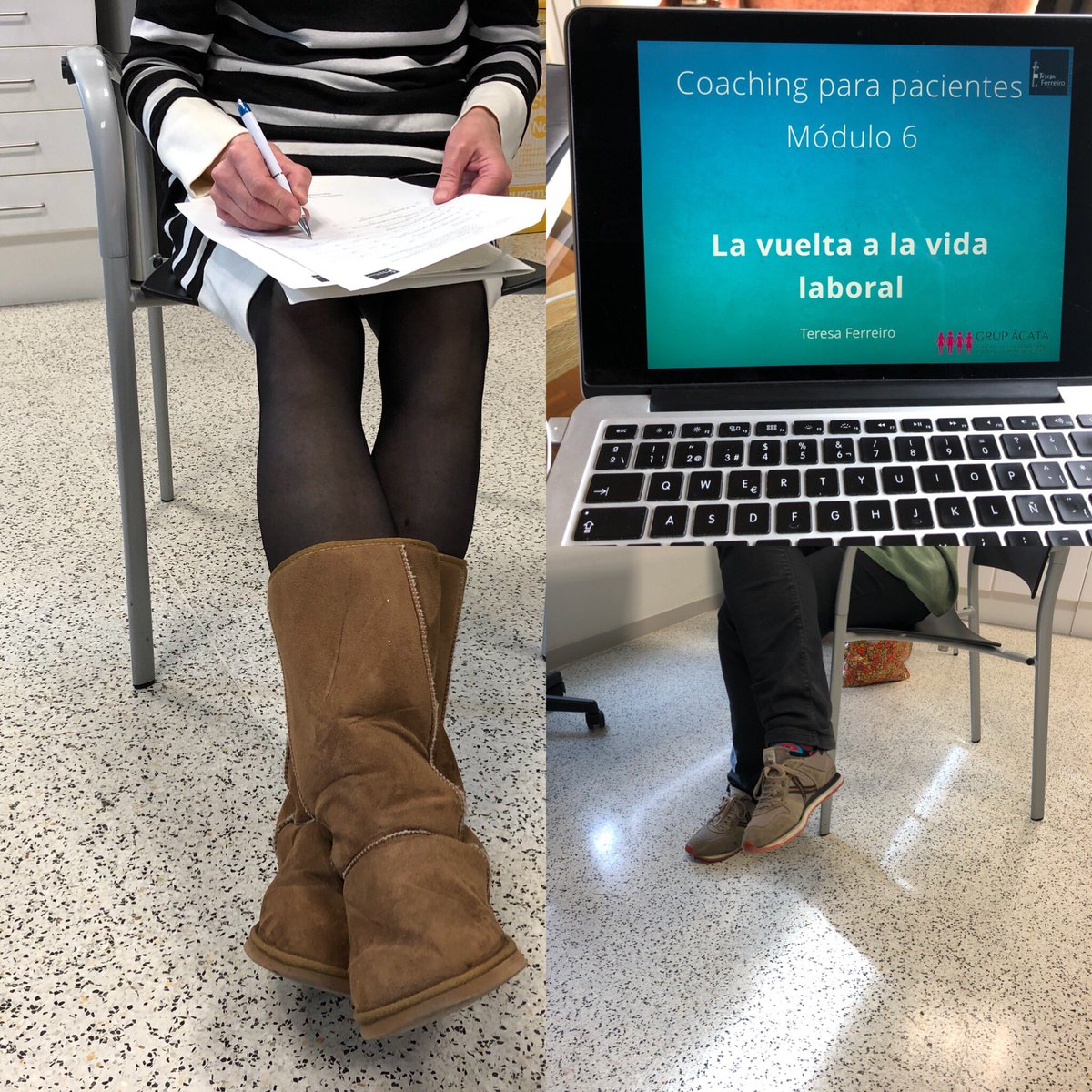 teresa_ferreiro's tweet photo. Así ha acabado nuestro taller de #coachingparapacientes con #cancerdemama. Qué orgullosa estoy de estas mujeres! Se llevan herramientas para transformar su vida y su vivencia del #cancer. ❤️
#empoderamientodepacientes #pacienteactivo #coachingapacientes https://t.co/CxnlgFfd30