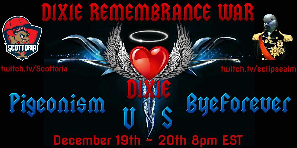 One Year ago on the 20th the Clash Community lost someone who helped lay the foundation for what the game is today on Twitch. A valued friend that will be forever missed. ISM and BFE are putting together a Remembrance Woe in Honor of #Dixie