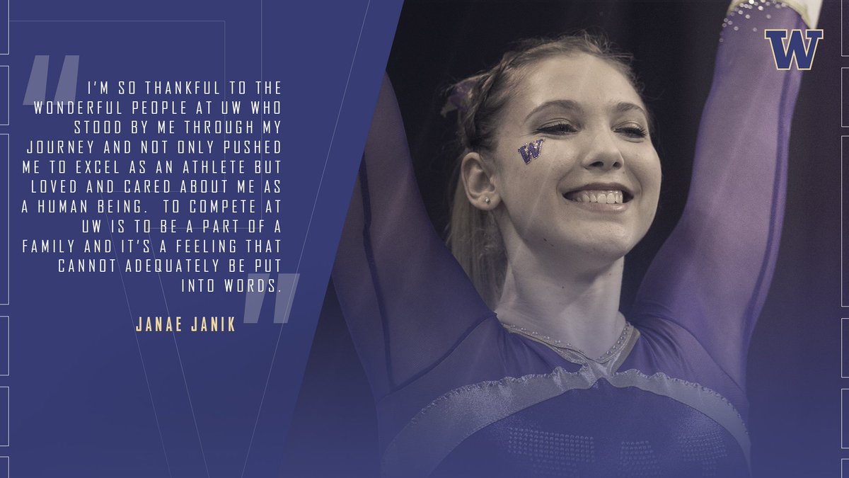 UWGymnastics's tweet photo. It's Throwback Thursday and we're celebrating our 2014 Newcomer of the Year and an all-around great gymnast, Janae Janik! #TBT #GymDawgs https://t.co/Is0ukmZkvh