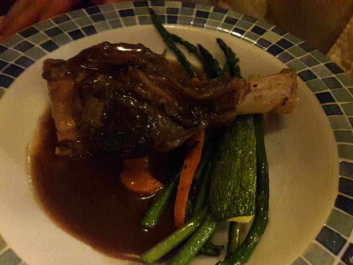 TravelVamos's tweet photo. we had some yummy food Lamb shank,  Sea bass and ceviche
#food #vacation #loscabos https://t.co/yTvZAL2cvE