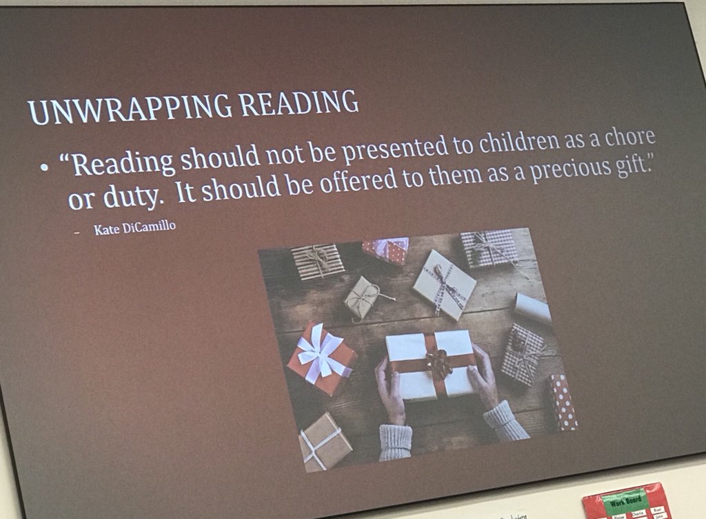 ❤️❤️❤️ this! 🎁 #UnwrappingLiteracy  <a href="/Rockets120/">Rayburn Elementary</a>