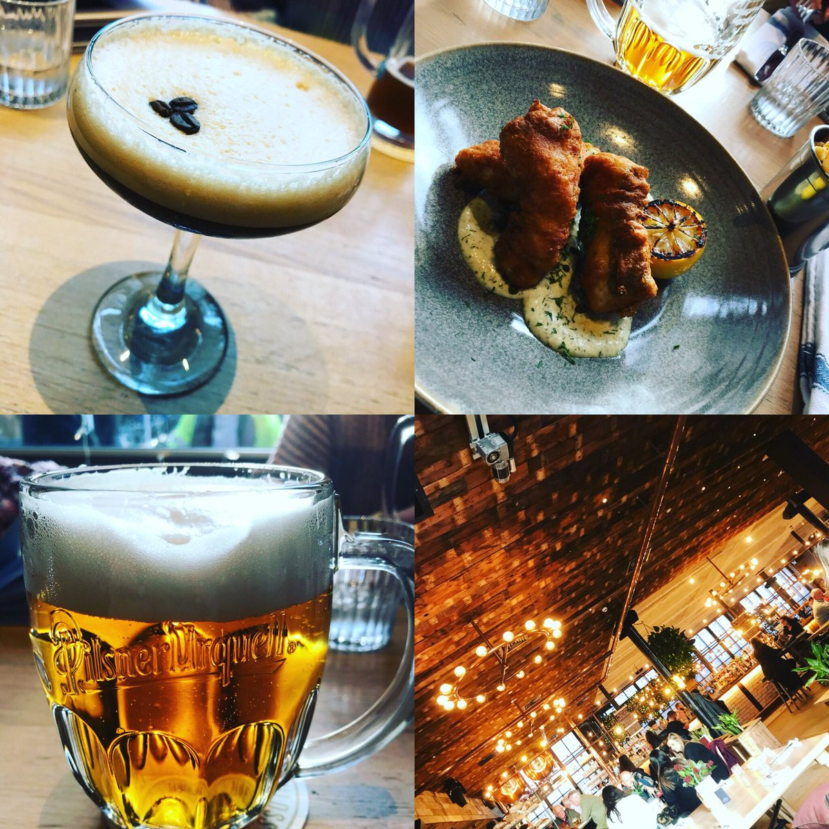 dannycleaton's tweet photo. Drinks and food at Albert Schloss 👌🏼#teamhoopla https://t.co/ciIFRDLqv9