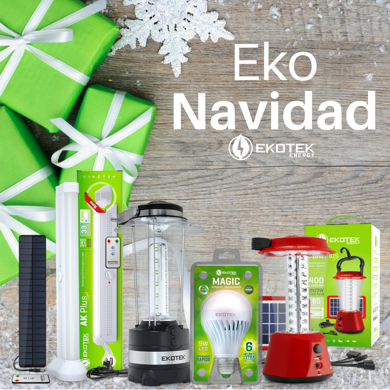 EkotekRD's tweet photo. Ilumina tu Navidad con Ekotek!!
Lámparas Recargables con Electricidad y Panel Solar, brindandote Energía en todo momento. 
Disponibles en las Principales Tiendas del País.
#EkoNavidad #Energia #Recargables #SomosEko #EkotekRD https://t.co/DaZzkr8rE4
