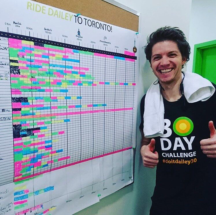 tdmottawa's tweet photo. @JamieRigby6 made it to "the #CNTower" in our Ride Dailey to #Toronto challenge & he seems pretty happy about it πππ!!! Can you beat him back to #Ottawa? Sign up for a spot in one of the #DaileyCycle classes tonight @ 6 & 7 pm!! 6οΈβ£ππ΄π¨ππ #rideDailey https://t.co/LfX8a26a70