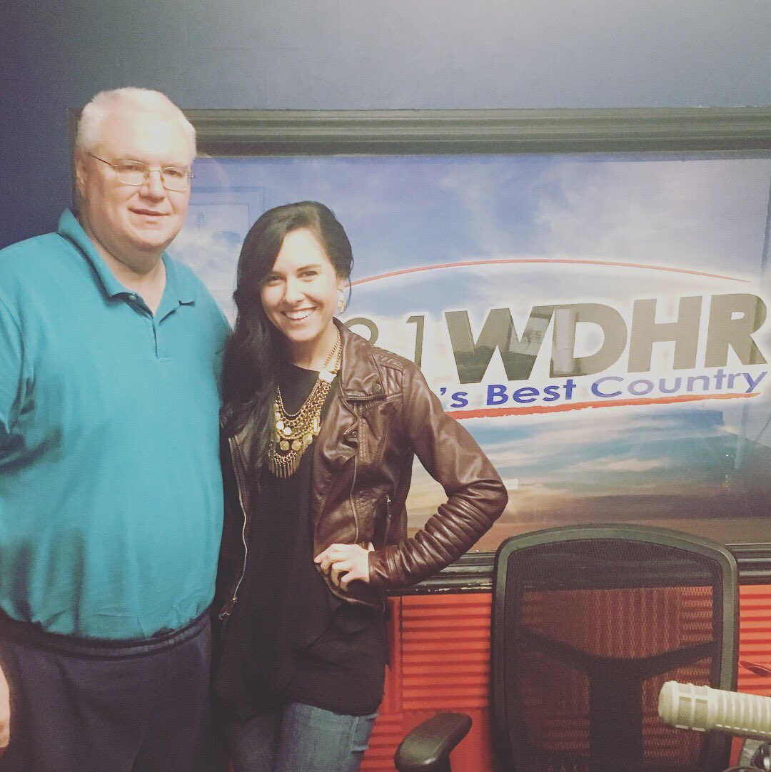 ACJonesMusic's tweet photo. Thank you so much, Jeff, for having us on air at @WDHR931 to sing some songs and talk about “Buses and Trains”! We appreciate you taking the time to sit down with us! #country #countryradio #radiotour #wdhr #kentucky #pikeville #liveinstudio #countrygirl #countrymusic https://t.co/5n73ucb6V6