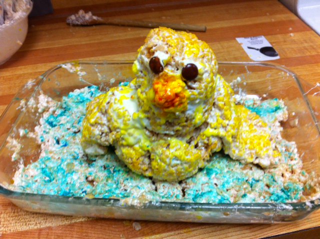 Duck on a pond! <a href="/ManachabanMS/">École Manachaban</a> #TreatsForToys