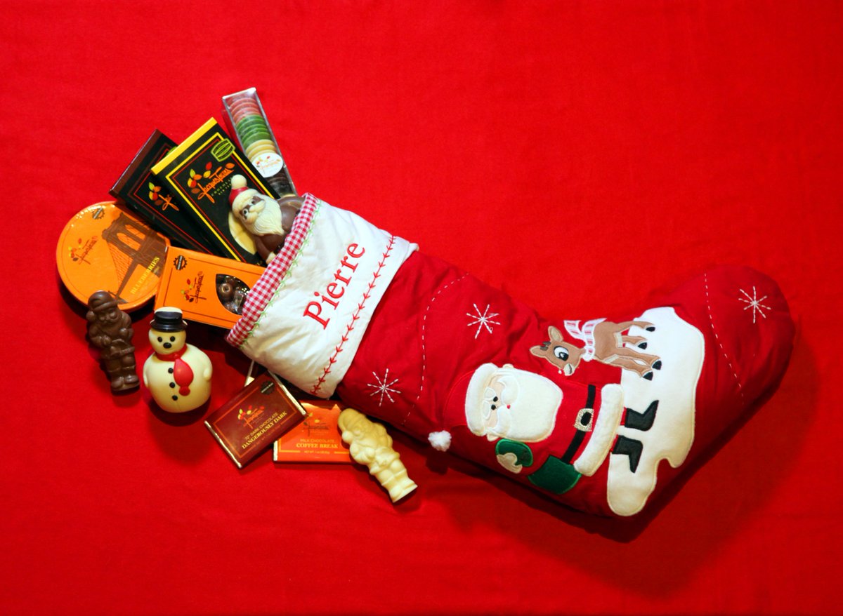 jacquestorres's tweet photo. Only the best for baby Pierre #StockingGoals #StockingStuffers #ChristmasChocolate https://t.co/zCtTaUMF7z