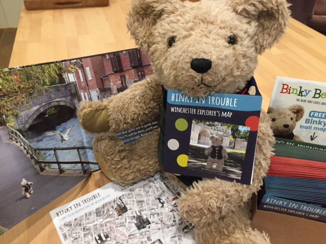 AllAboutBinky's tweet photo. #HampshirePresents #Presents #Binky Bear #Alresford #Hampshire buy from @Waterstones #Winchester #Alton @LongbarnUK #Oxleys https://t.co/NHZtCkKmlB