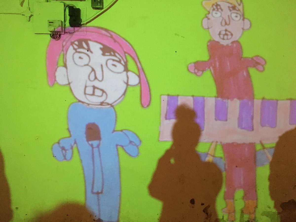 HeartnSoulArt's tweet photo. Amazing to see our young people’s artwork on the walls of #V3Gallery again! Check out #DYOT art, music and video games at #MakeBig before Christmas Eve ☺️ https://t.co/uxLVBVALOi
