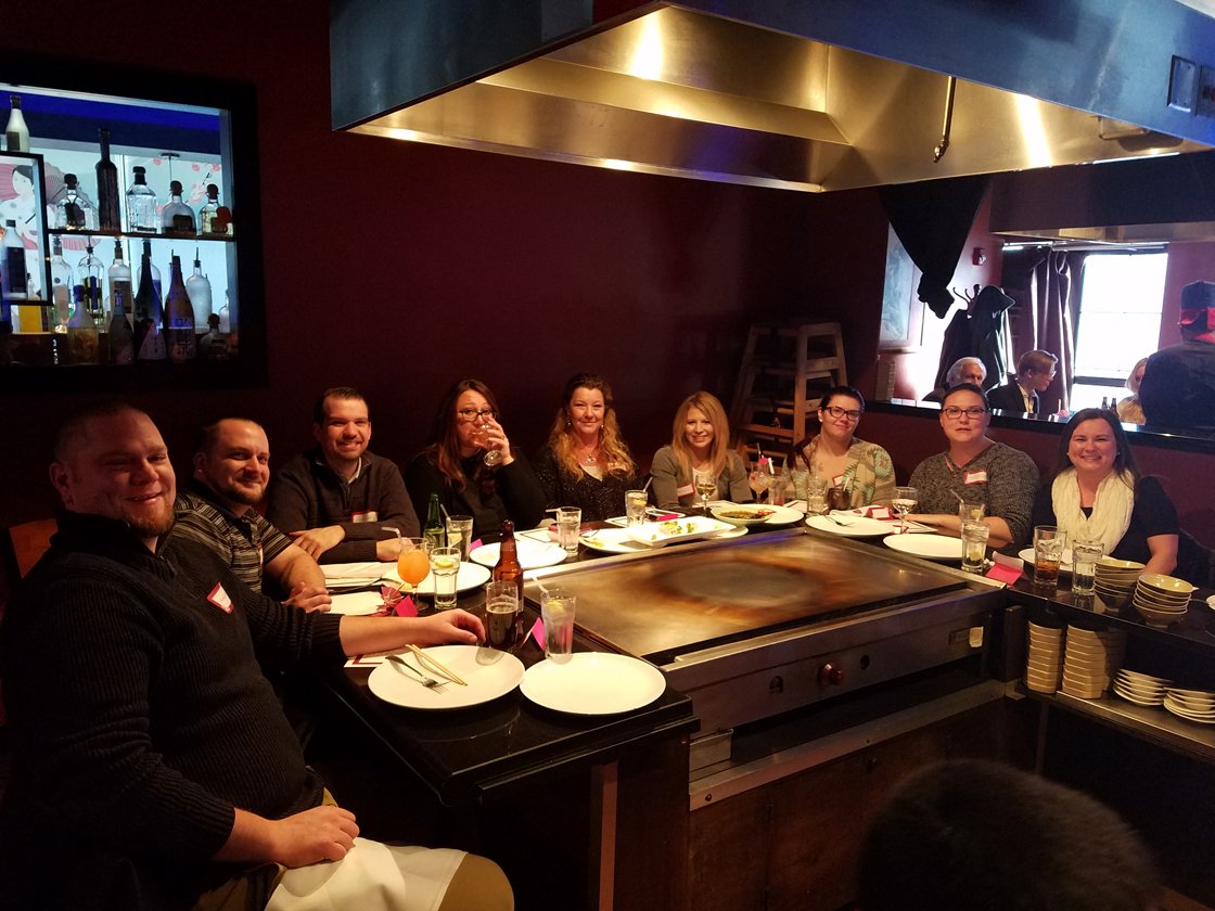 Hibachi, raffle prizes, drink tickets, and Santa Claus.  Check out the photos from our epic Holiday Party last Friday at Kyoto Steakhouse in Crystal Lake.