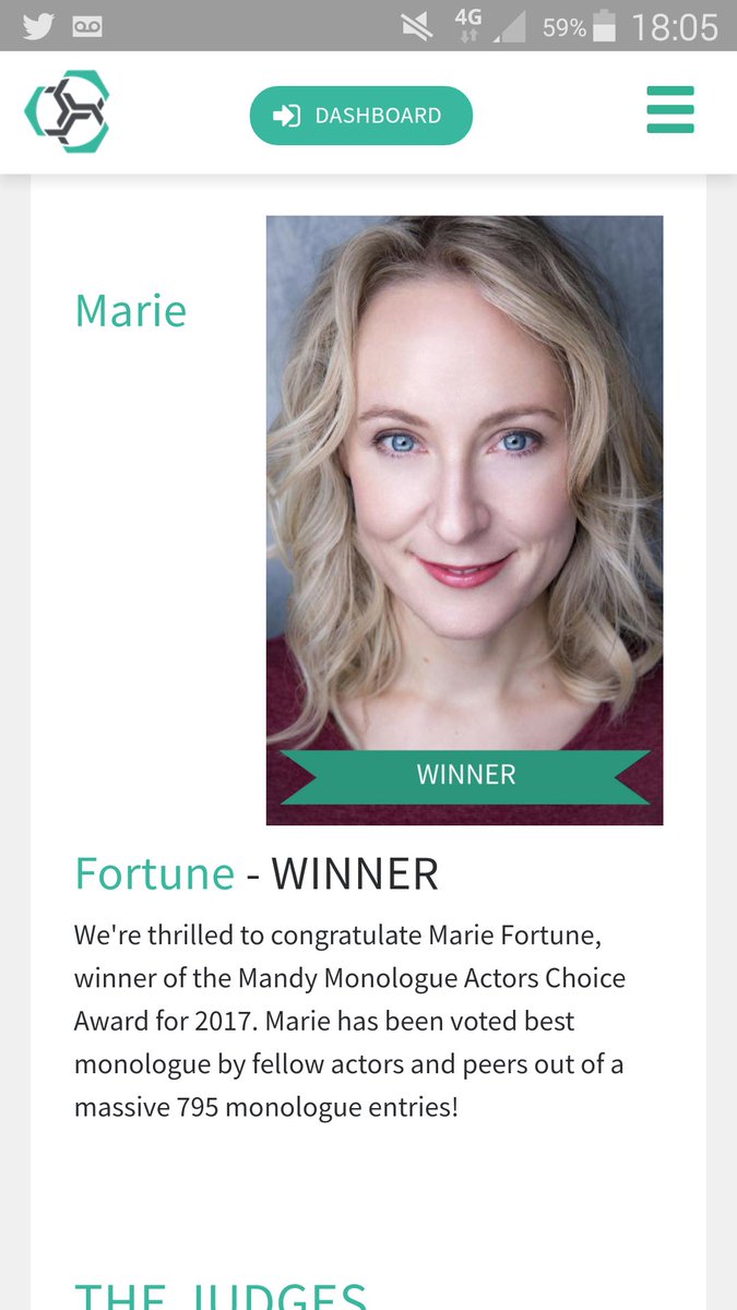 SAVAGESLondon's tweet photo. Hurrah for @MarieFortune for winning ! https://t.co/FaIjQ9H8Vn