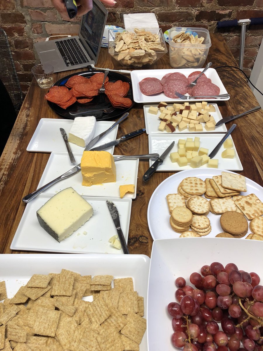 bmorrissey's tweet photo. Digital media is in crisis? Not judging by the Digiday holiday party cold cuts selection. https://t.co/XPWoSoIgHo