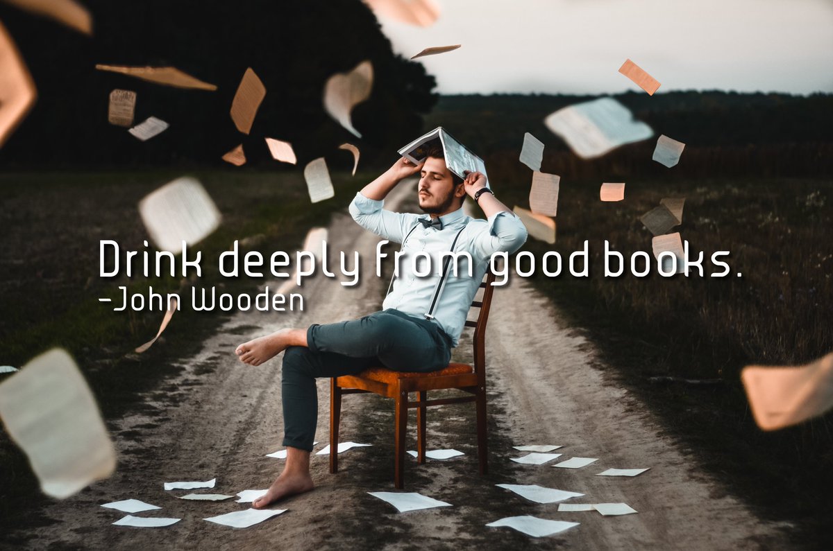 whitneylschwrtz's tweet photo. “Drink deeply from good #books.” - John Wooden https://t.co/R7ZISGsAzt