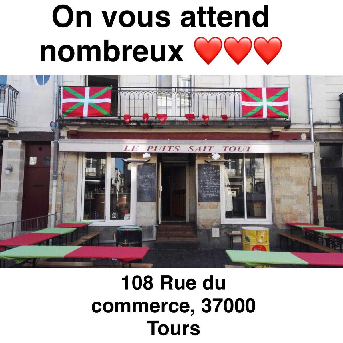 CharlenemOff's tweet photo. Les amours, avec @BenoitdOff on vous donne rendez-vous samedi 16 décembre à Tours au bar Le Puit Sait Tout de 17h à 20h pour vous rencontrer ❤️❤️ On a hâte de vous voir !! ( 108 Rue du Commerce,37000 Tours) https://t.co/ligeWncd6d