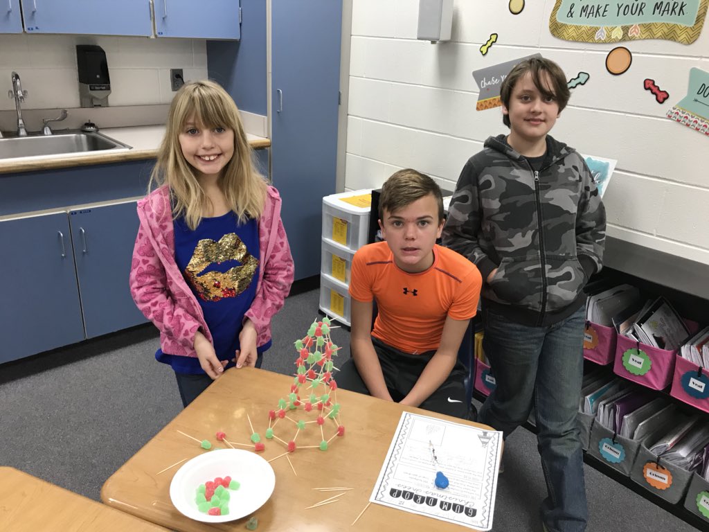 MelPete's tweet photo. @ericka_shaffer We did gumdrops and toothpicks! https://t.co/FuwVIQOGEJ