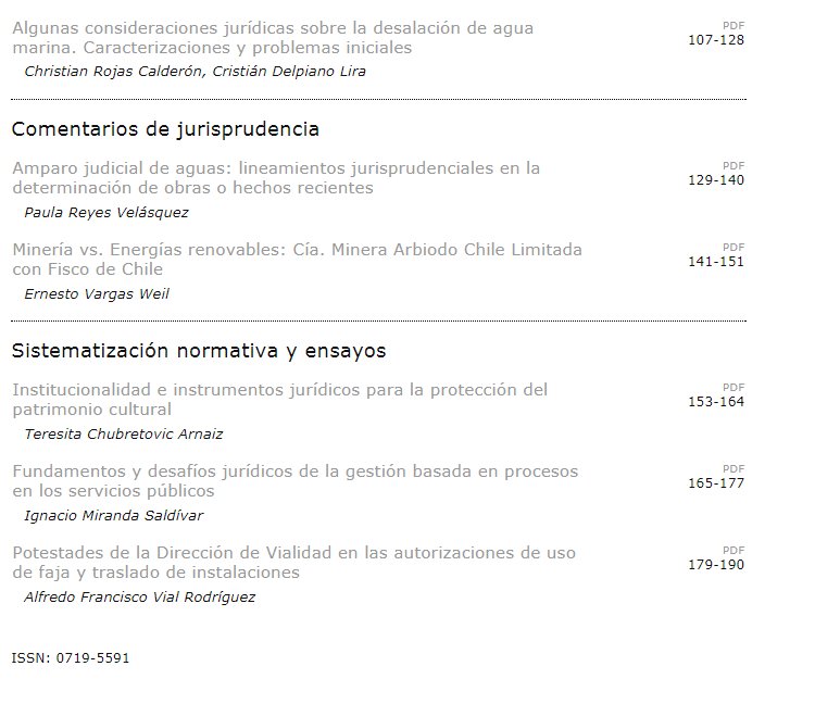 vergara_blanco's tweet image. El N° 23 de la Revista de Derecho Administrativo Económico #ReDAE ya esta disponible en versión online: goo.gl/8nPTzq método, principios, patrimonio, responsabilidad del estado, derecho de aguas, desalación de agua marina, ¡entre otros!