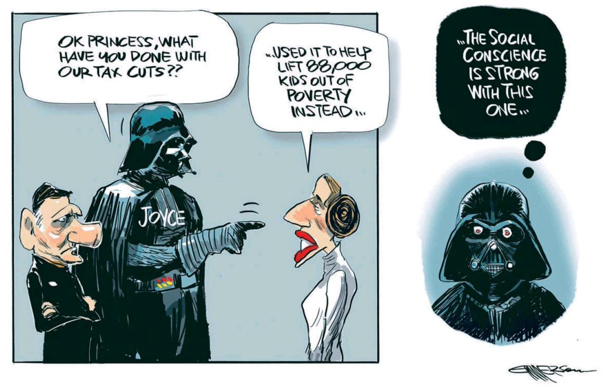 Bryce Edwards On Twitter The Last Socialist Out Now Cartoon By Rodemmerson About The Dark Blue Side Versus The Light Red Side In Today S Nz Herald Https T Co Gylxx7vkul