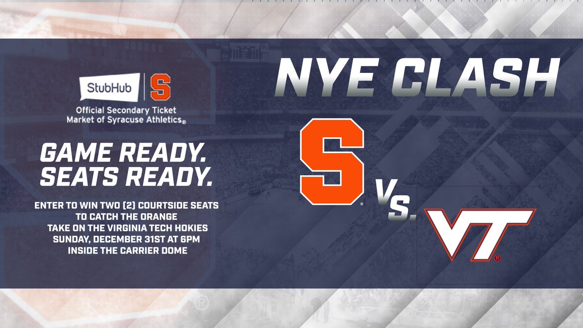 Carrier Dome Courtside Seating Chart