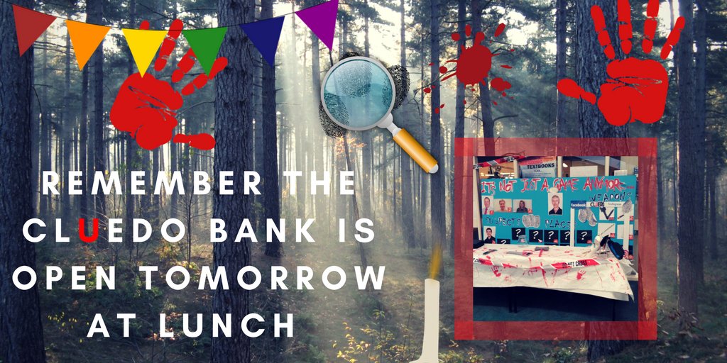 Cluedo Bank tweet media