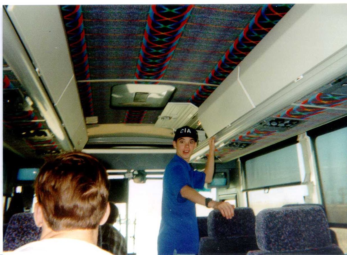 SQLBob's tweet photo. Band trip. 'Nuf said. #sqlhspics https://t.co/iRJQbJRcCp