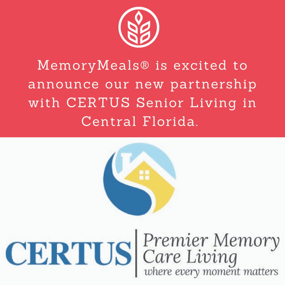MemoryMeals's tweet photo. CERTUS will be offering MemoryMeals® to optimize the brain health of both their residents &amp; residents’ families. #seniorliving #brainhealth https://t.co/VFvEo4E8Dc
