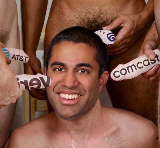 Caleb_R95's tweet photo. He had this same smile when he repealed net neutrality💩 https://t.co/0lMBdC5NkO
