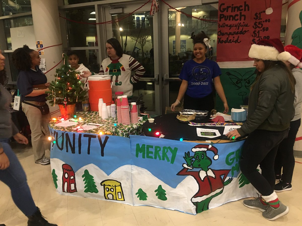 2nd Annual Winter Festival : Black Student Union 🎄🎅🏼💚 MERRY GRINCHMAS !