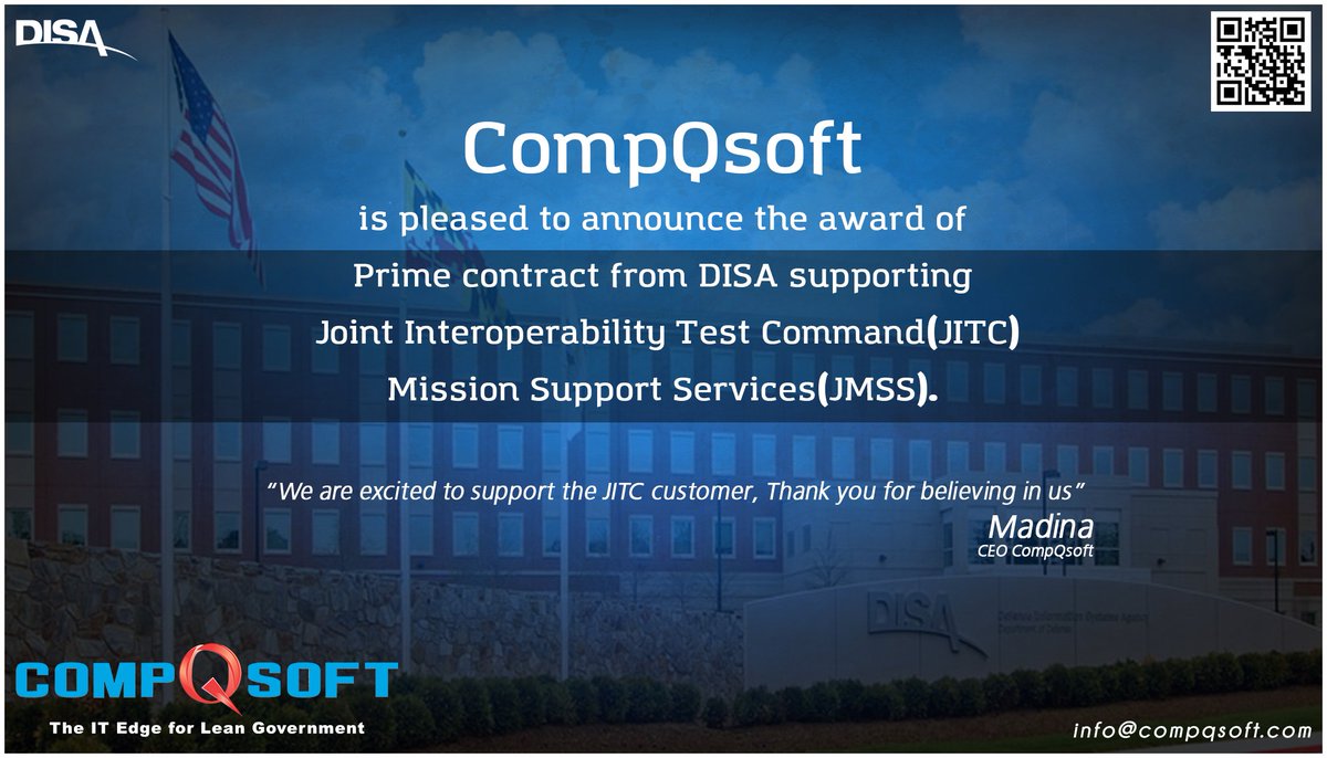 Compqsoft's tweet photo. CompQsoft  CMMI Level 3 SVC &amp; DEV @ https://t.co/3rfiy6kW9o #technology #IT #SAP #AWS #CloudComputing #CyberSecurity #FinancialServices #ERPServices #USA #Texas #Houston #Finance #Federal #Softwareindustry #IBMsolutions @USDISA https://t.co/UdW4u5uNRE