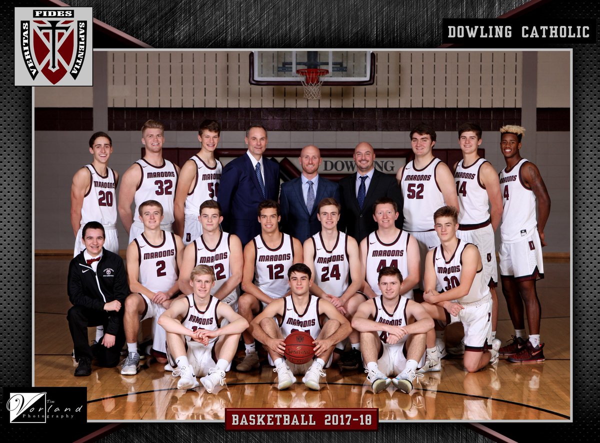 Here is your 2017 / 2018 Dowling Catholic Mens Basketball Team <a href="/DCHSMaroons/">DowlingCatholic</a>