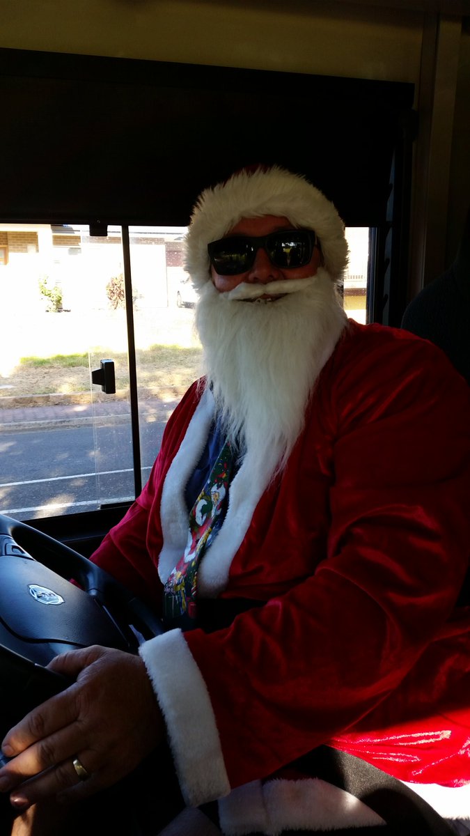 SandyHorne61's tweet image. Santa is very busy this year - delivering gifts AND driving buses @_obahn @abcnews @abcnewsAdelaide #santa #Christmas #publictransport